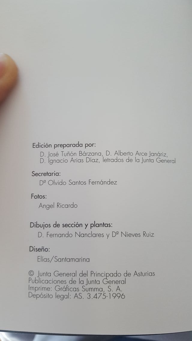 Libro Memoria 3º Legislatura Asturias