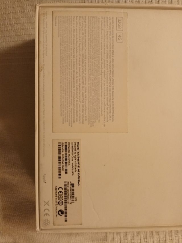 Ipad 3 retina 32 gb wifi +3G