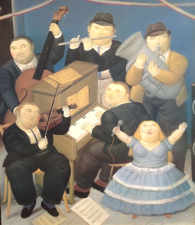 cuadro botero cuadro quot los m 250 sicos quot fernando botero de segunda mano por cuadro botero cuadro quot los m 250 sicos quot fernando botero de segunda mano por