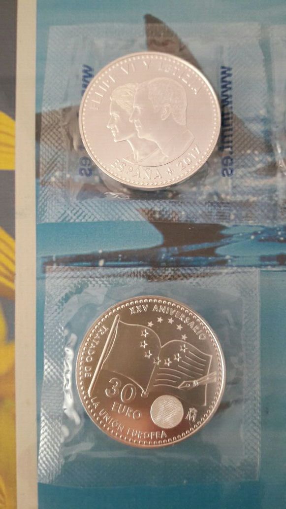 moneda conmemorativa plata