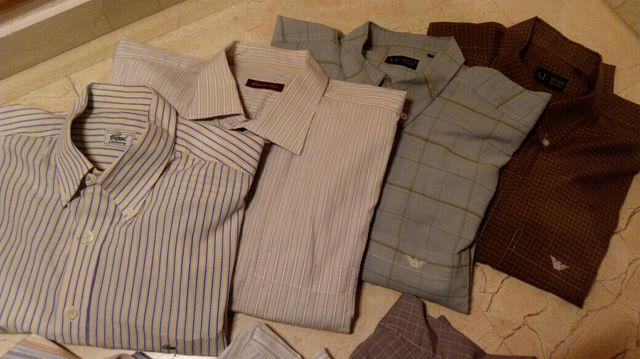 Camisas caballero T.L/43/5 y T.XL/44/6
