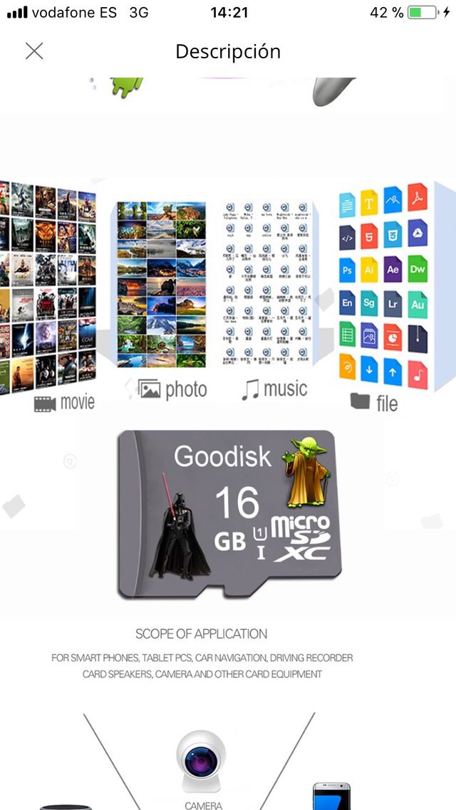 TARJETA DE MEMORIA MICRO SD