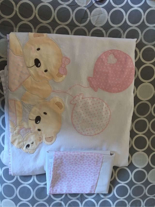 Protector cuna y edredón