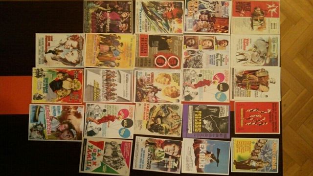 Lote de 23 carteles de peliculas años 50