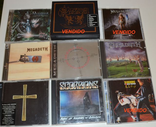 Cds Hard Rock y Heavy
