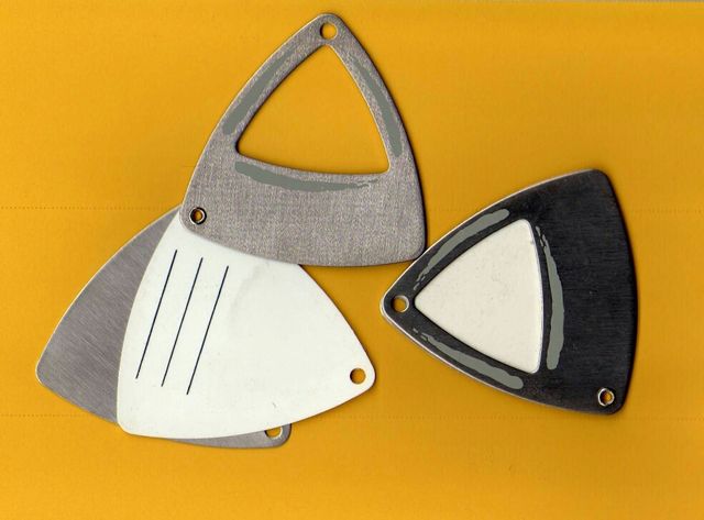 Etiquetas de equipaje en acero inoxidable