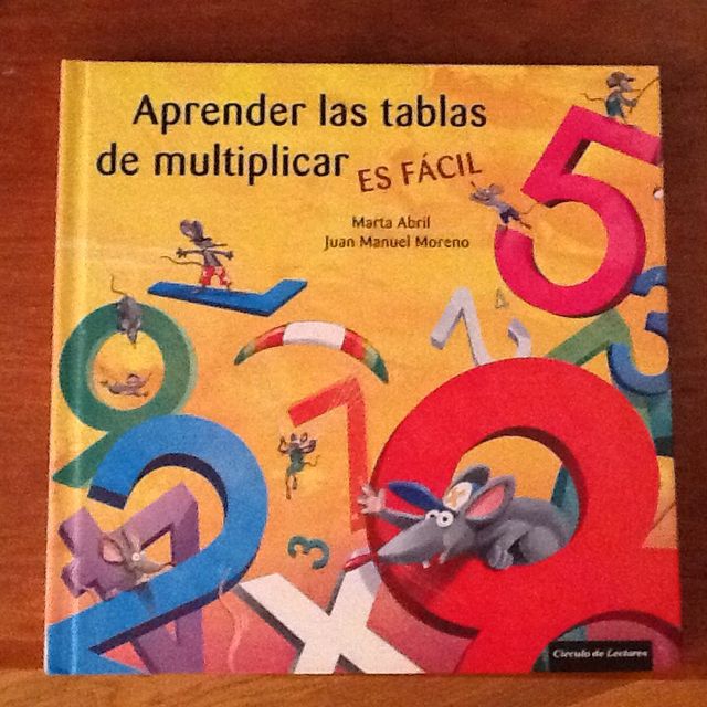 Libro Aprender Las Tablas De Multiplicar