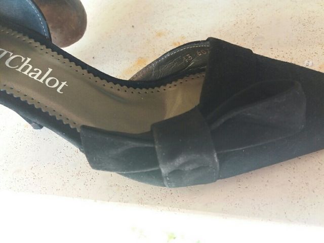 Zapatos negros de tacón