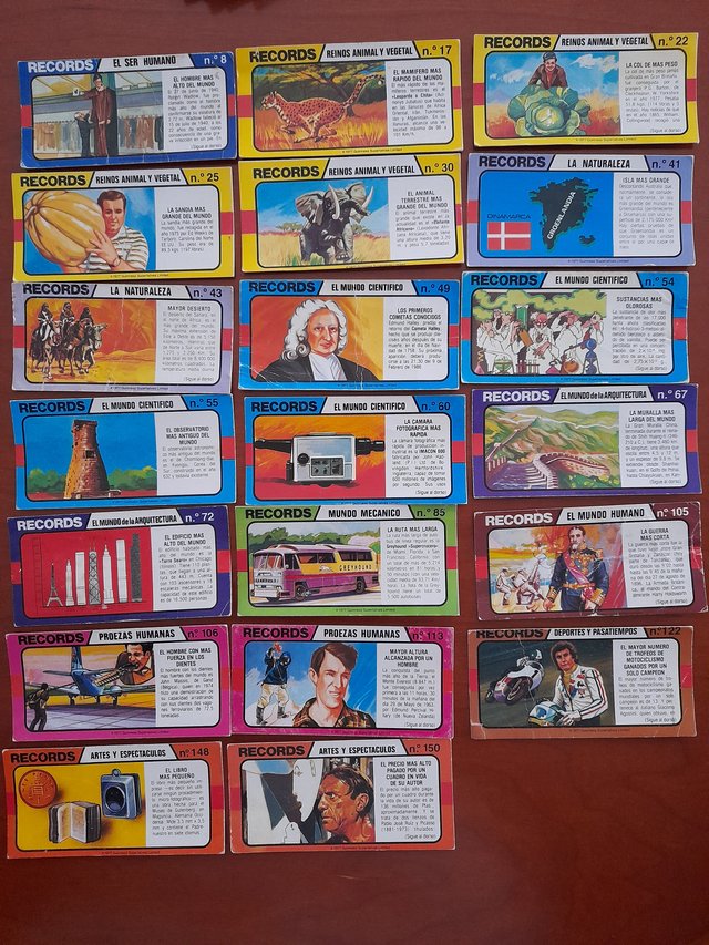 18 cromos récords del mundo Bimbo a 1 euro