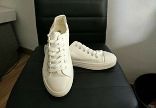 zapatillas tipo converse blancas zapatillas tipo converse blancas