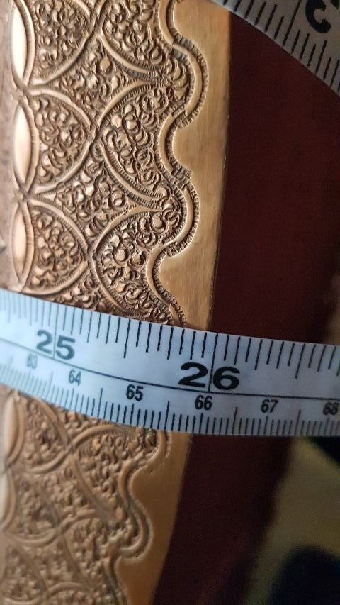 plato decorativo grande cobre años 60' 65cm Urge!