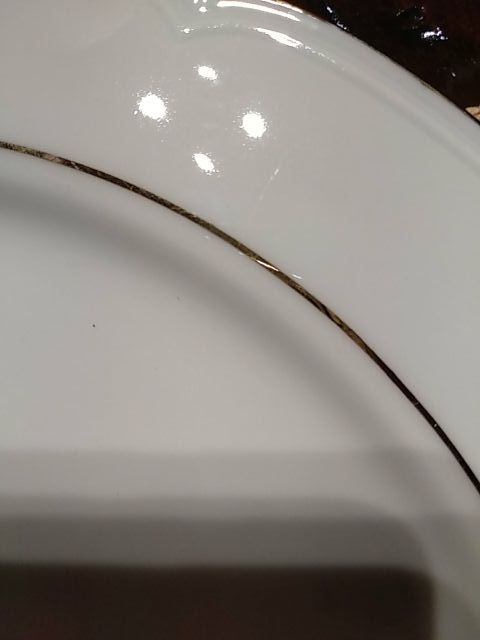 vajilla Santa Clara filo de Oro Completa