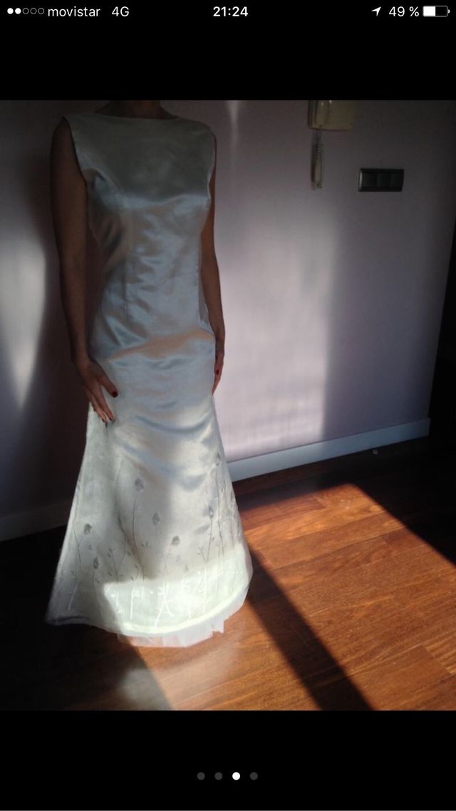Vestido novia civil. 38-40