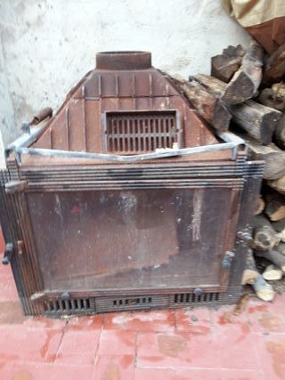 Chimenea de hierro fundido de segunda mano en WALLAPOP