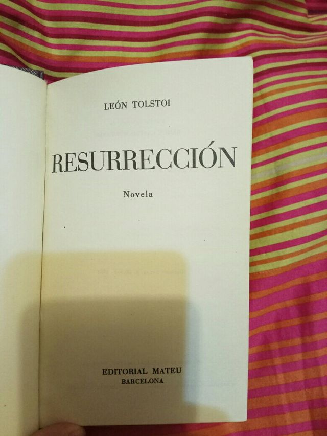 Libro Resurreccion Tolstoi De Segunda Mano Por 5 En Madrid En Wallapop