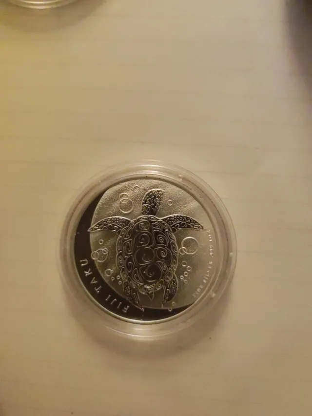Tortuga Fiji moneda