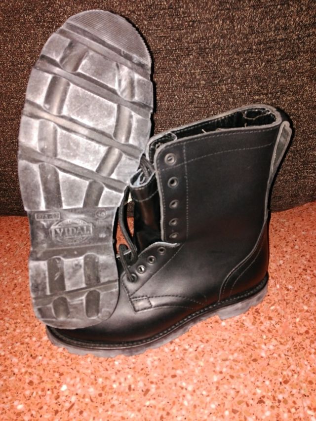 botas militares talla 40