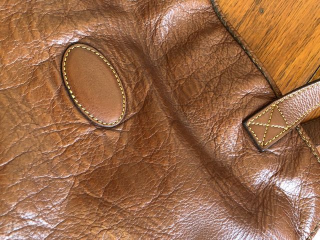 Bolso marron de piel buena poco uso