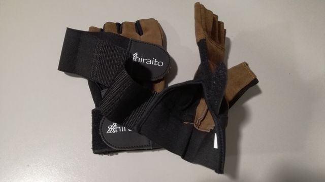 guantes serraje fitness nuevos a estrenar