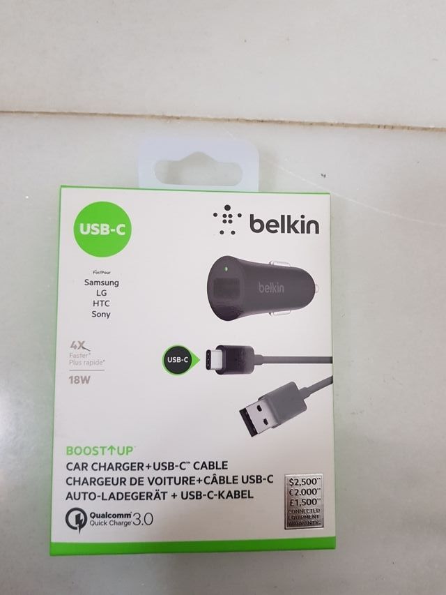 cargador belkin usb c carga rapida qualcomm