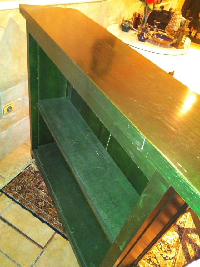 barra de bar de madera