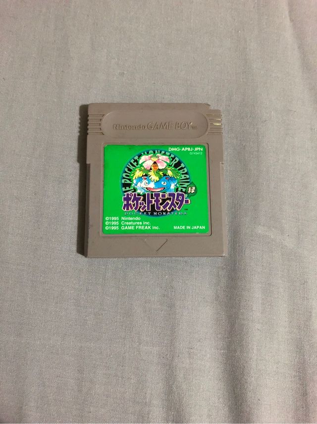 Gameboy verde Pokemon verde