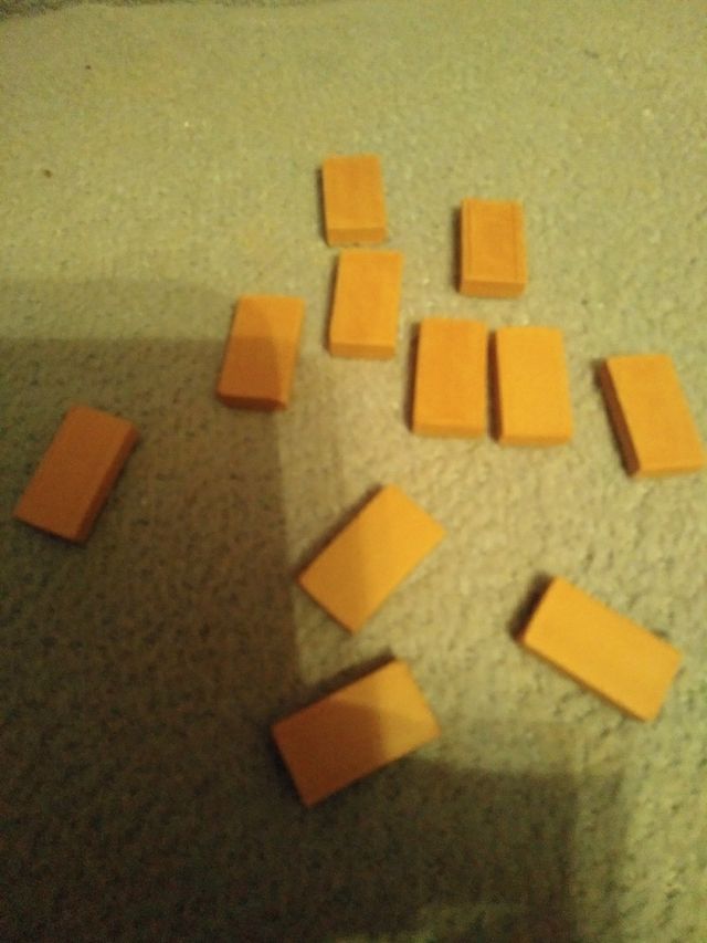 30 peldaños o plaquetas casa muñecas