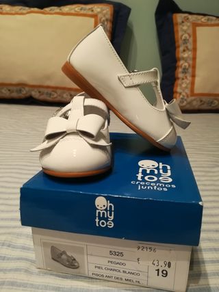 vestir blanco talla 19 charol zapatos bebe ZFxdZH