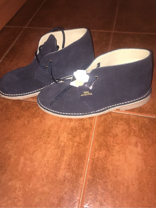 Botas niño de piel, sin estrenar