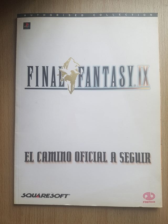 Guia Final Fantasy IX PSX PS1 oficial Piggyback