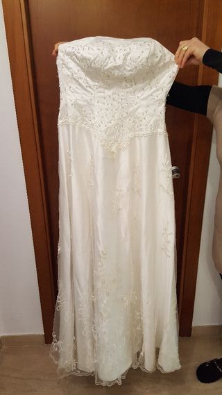vestido de novia talla 36 de segunda mano en valencia en wallapop