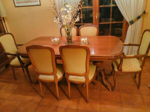 Mesa y sillas de comedor rusticas de segunda mano por 200 € en ... Mesa y sillas de comedor rusticas de segunda mano por 200 € en ...