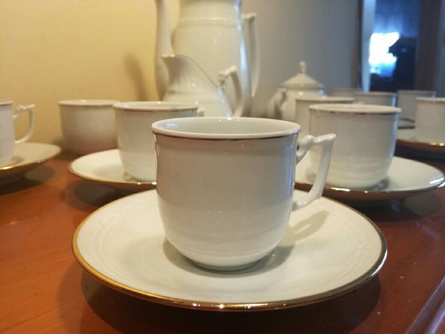 Set café/te Porcelana 