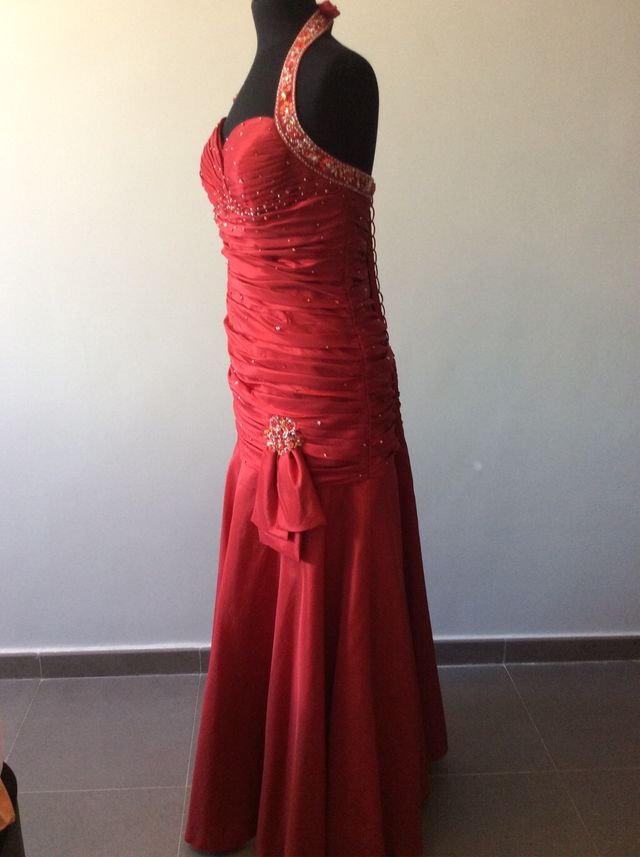 Vestido fiesta rojo