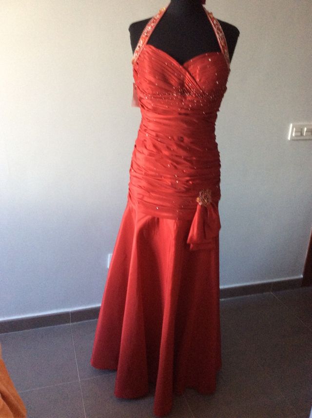 Vestido fiesta rojo