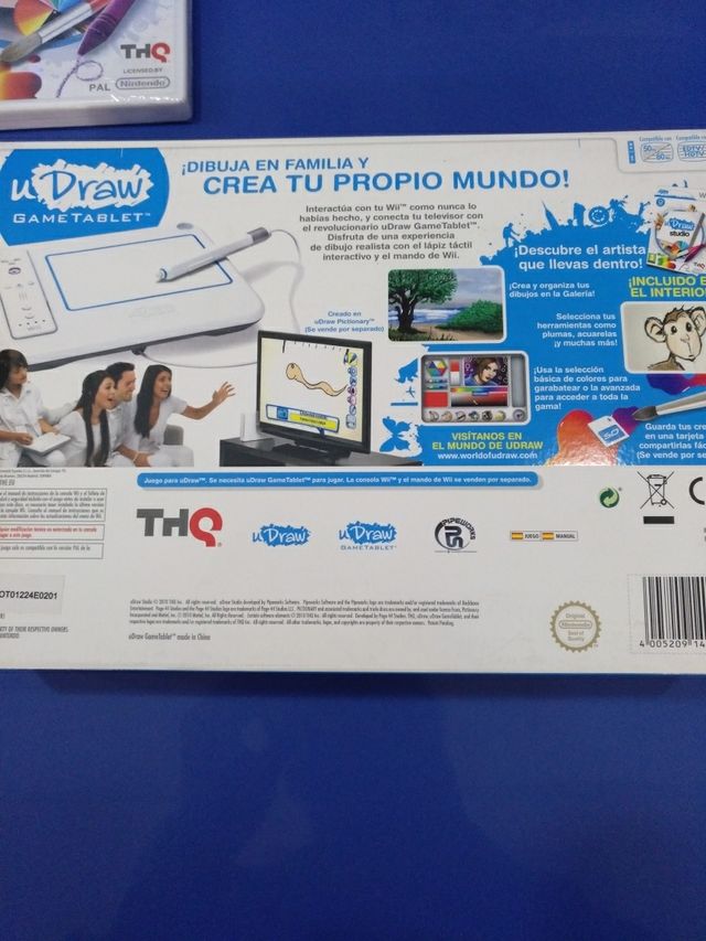 udraw gametablet para wii
