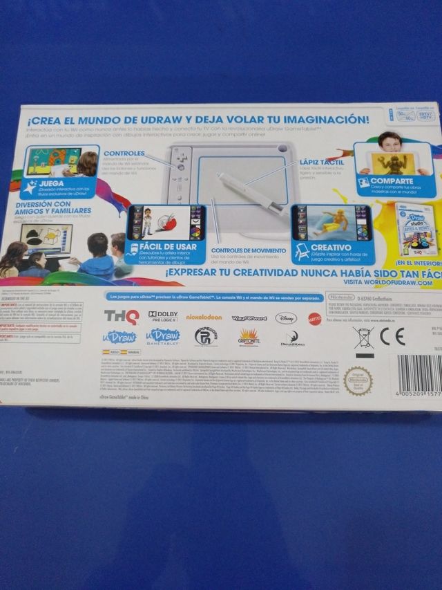 udraw game tablet wii