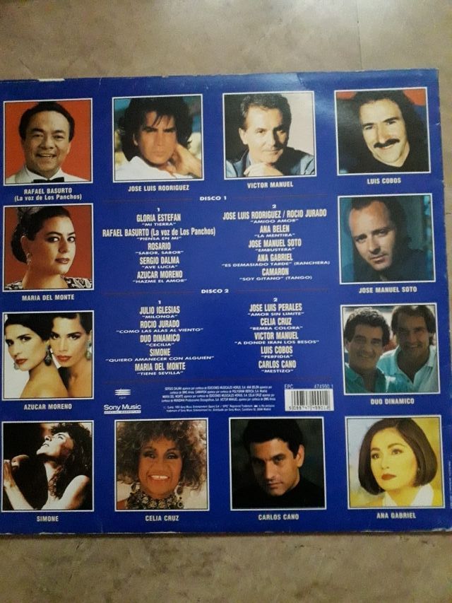 vinilo doble Gigantes 2 - varios artistas