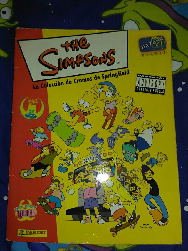 álbum cromos los simpsons