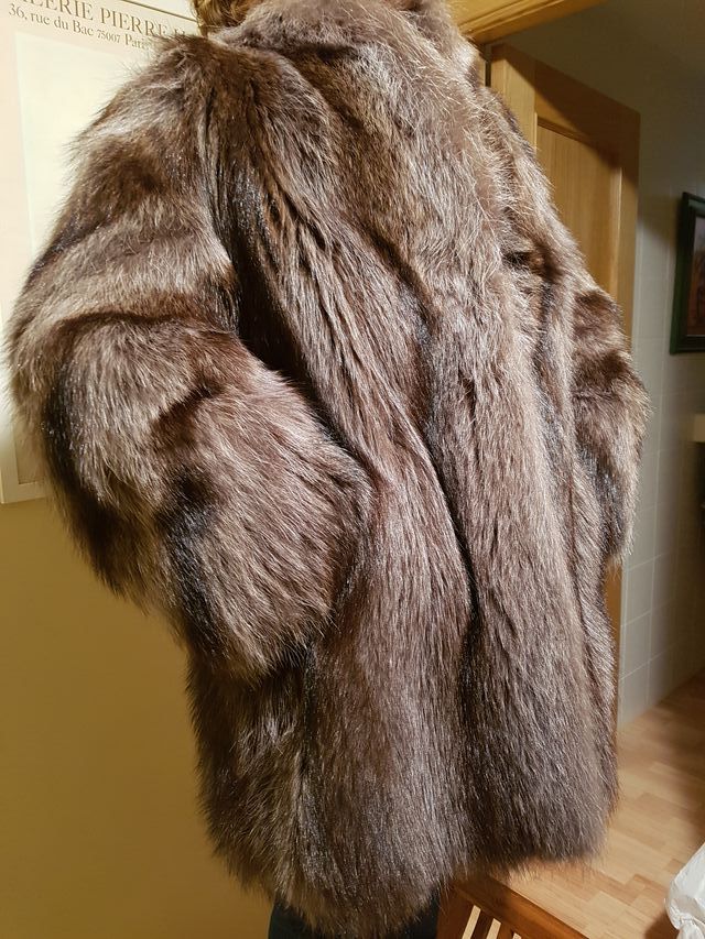 Abrigo (Chaqueton 3/4) de lomos de marmota america