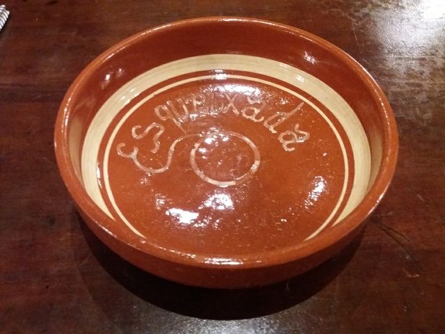 PLATA PER ESQUEIXADA