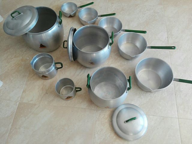 bateria de cocina, Ollas