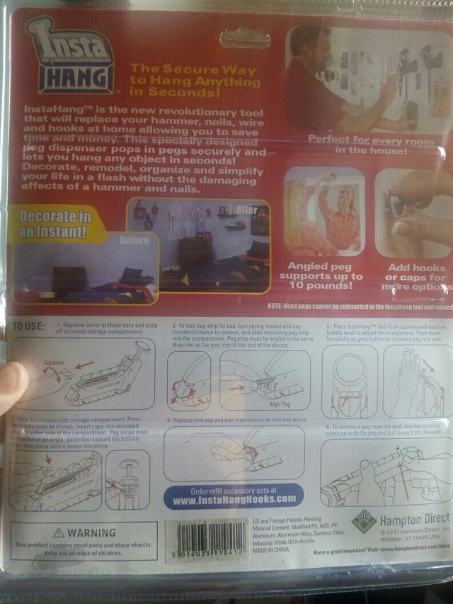 Colgador de cuadros nuevo, a estrenar