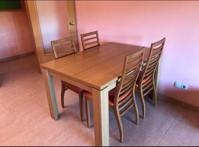 Mesa comedor 4 sillas (precio negociable) de segunda mano por 140 ... Mesa comedor 4 sillas (precio negociable) de segunda mano por 140 ...