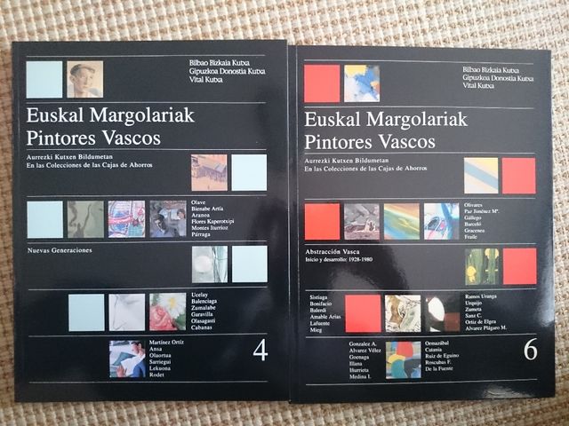 Pintores vascos. Tomos 4 y 6
