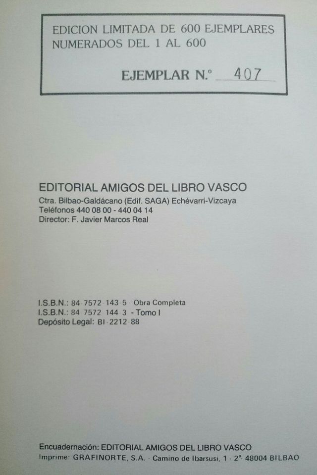 Colección El Gobierno Foral del señorío de Vizcaya