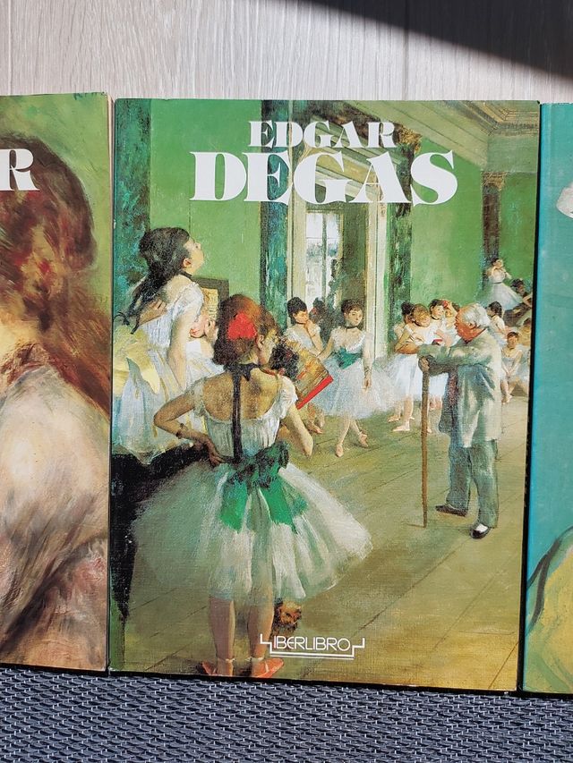 2 libros de pintores: RENOIR y DEGAS