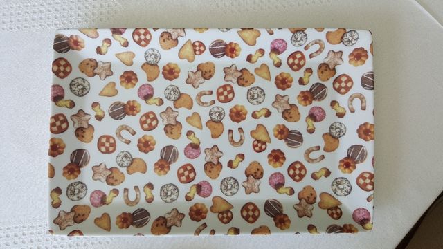 Bandeja y Mantequillera de Porcelana