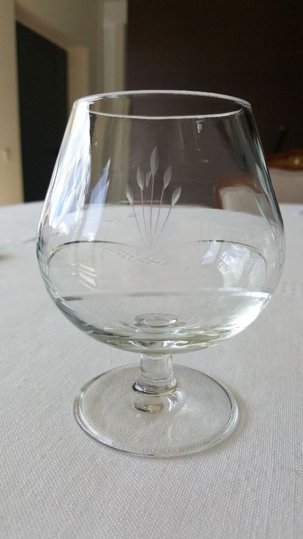 Copas de Cristal Tallado a Mano