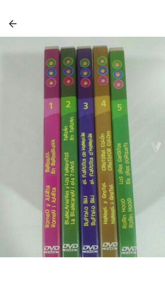 5 DVDs de les 3 Bessones
